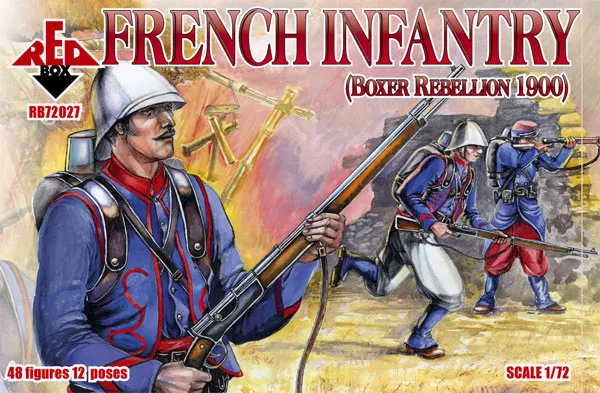 Red Box - French Infantry, Boxer Rebellion 1900 